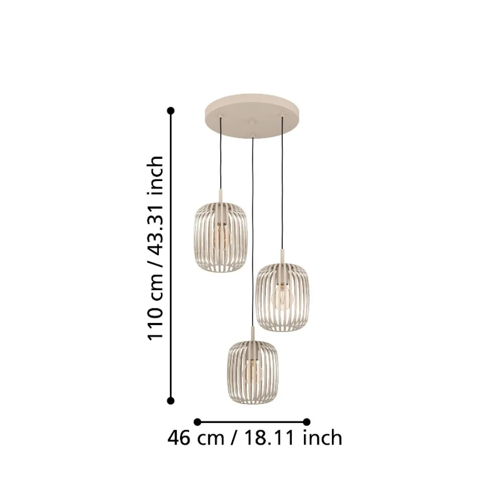 Lampadari Cucina-Eglo Romazzina lampadario per tavolo cucina design moderno
