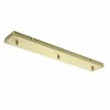 Accessori-Gea Luce Rosone a binario 3 punti luce ottone metallo