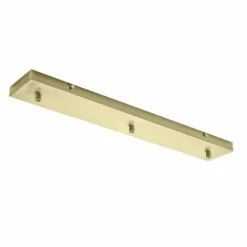 Accessori-Gea Luce Rosone a binario 3 punti luce ottone metallo