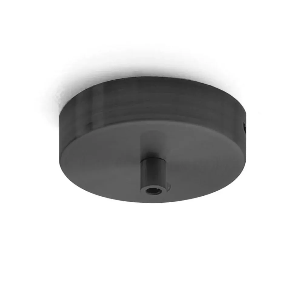 Accessori-Gea Luce Rosone metallo nero per sospensione