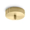 Accessori-Gea Luce Rosone tondo oro ottone per lampada a sospensione