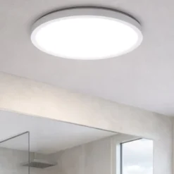 Plafoniere Bagno-Eglo Rovito z plafoniera circolare da bagno ip44 led rgb 2700k a 6500k