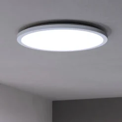 Plafoniere Bagno-Eglo Rovito z plafoniera circolare da bagno ip44 led rgb 2700k a 6500k