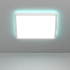 Plafoniere Bagno-Eglo Rovito z plafoniera da bagno bianca ip44 led rgb 2700k a 6500k
