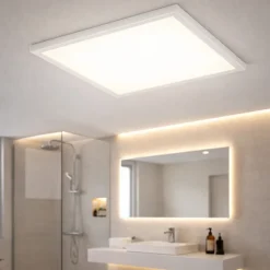Plafoniere Bagno-Eglo Rovito z plafoniera da bagno moderno led rgb 2700k a 6500k ip44