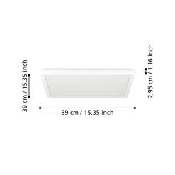 Plafoniere Bagno-Eglo Rovito z plafoniera da bagno moderno led rgb 2700k a 6500k ip44