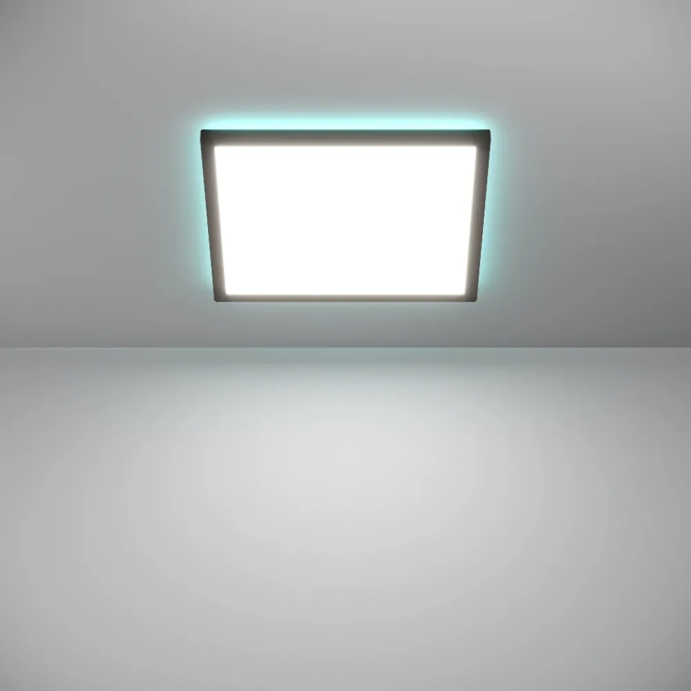 Plafoniere Bagno-Eglo Rovito z plafoniera per il bagno design minimal led rgb 2700k a 6500k ip44