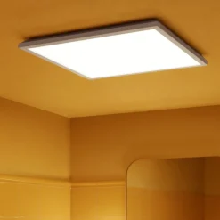Plafoniere Bagno-Eglo Rovito z plafoniera quadrata da bagno led rgb 2700k a 6500k ip44