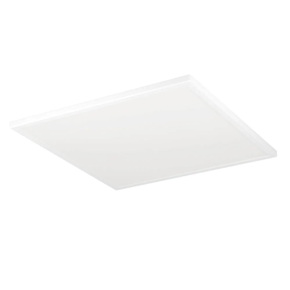 Plafoniere Bagno-Eglo Rovito z plafoniera quadrata da bagno led rgb 2700k a 6500k ip44