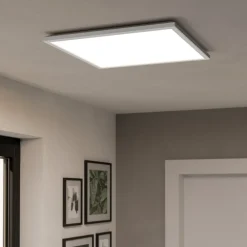 Plafoniere Bagno-Eglo Rovito z plafoniera quadrata da bagno led rgb 2700k a 6500k ip44