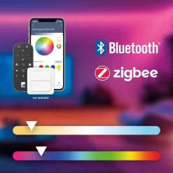 Plafoniere Bagno-Eglo Rovito z plafoniera tonda da bagno moderno led rgb 2700k a 6500k ip44