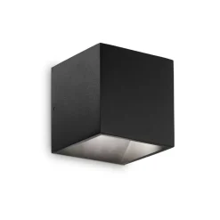 Applique Da Esterno-Ideal Lux Rubik ap 3000k applique da esterno ip54 cubo nero