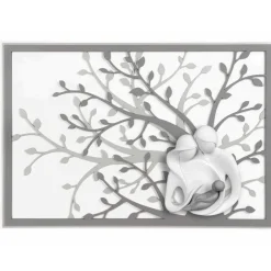 Capezzali-Bongelli Preziosi Sacra famiglia capezzale 70x48 grigio capoletto albero della vita