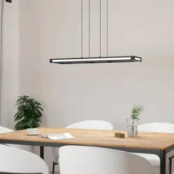 Lampadari Cucina-Eglo Salvilanas z lampadario cucina rettangolare led da 2700k a 6500k