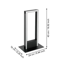 Lampade Da Tavolo-Eglo Salvilanas z lampada da tavolo minimal led da 2700k a 6500k