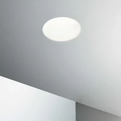 Faretti Da Incasso-Ideal Lux Samba fi round d74 faretto di gesso da incasso a soffitto rotondo gu10