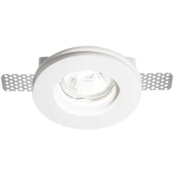 Faretti Da Incasso-Ideal Lux Samba fi round d74 faretto di gesso da incasso a soffitto rotondo gu10
