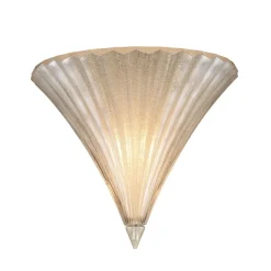 Applique Da Parete-Ideal Lux Santa ap1 big applique stile vetro sfaccettato decorato oro