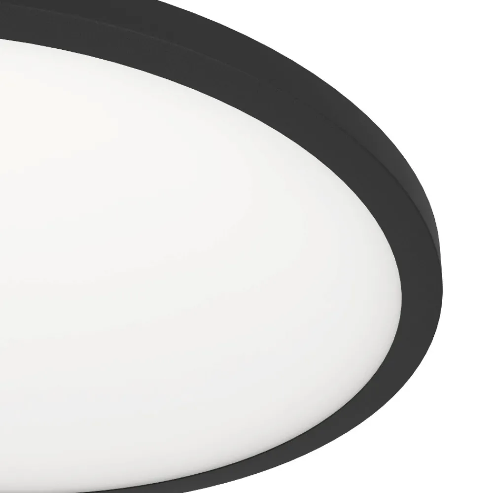 Plafoniere Moderne-Eglo Sarsina z plafoniera moderna con controllo remoto app led 2700k a 6500k
