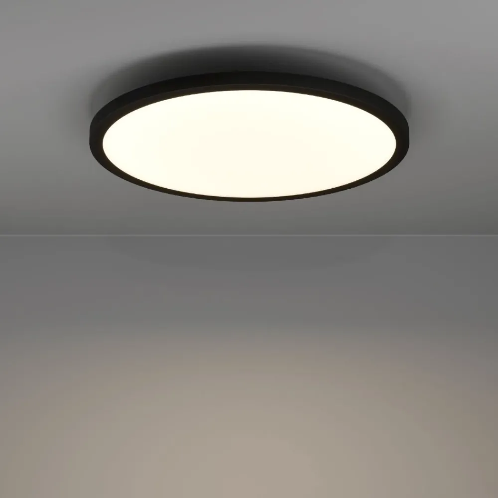 Plafoniere Moderne-Eglo Sarsina z plafoniera moderna con controllo remoto app led 2700k a 6500k