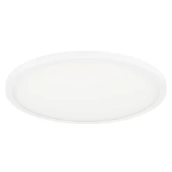 Plafoniere Moderne-Eglo Sarsina z plafoniera moderna bianca led da 2700k a 6500k controllo remoto app