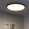 Plafoniere Moderne-Eglo Sarsina z plafoniera moderna nera tonda led 2700k a 6500k controllo remoto app