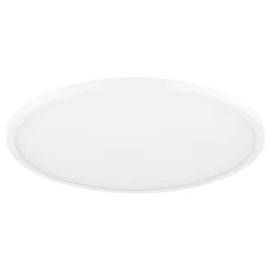 Plafoniere Moderne-Eglo Sarsina z plafoniera tonda smart moderna dimmerabile led da 2700k a 6500k controllo remoto app