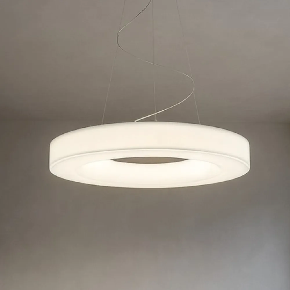 Lampadari Moderni-Stilnovo Saturn grande lampadario moderno led 3000k 115cm dimmerabile