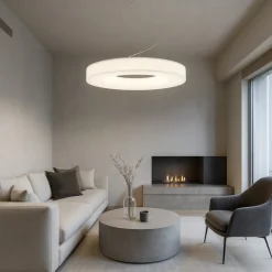 Lampadari Moderni-Stilnovo Saturn grande lampadario moderno led 3000k 115cm dimmerabile