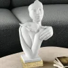 Soprammobili Moderni-Bongelli Preziosi Scultura abbraccio soprammobile moderno base oro