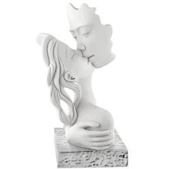 Soprammobili Moderni-Bongelli Preziosi Scultura bacio argento soprammobile moderno
