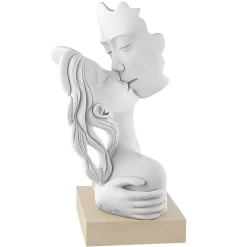 Soprammobili Moderni-Bongelli Preziosi Scultura bacio nocciola soprammobile moderno