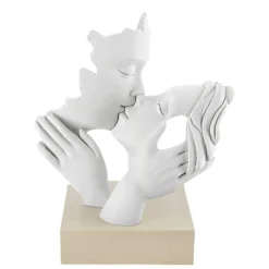 Soprammobili Moderni-Bongelli Preziosi Scultura bomboniera per matrimonio innamorati nocciola