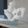 Soprammobili Moderni-Bongelli Preziosi Scultura coppia mani face carta h23 da zucchero