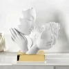 Soprammobili Moderni-Bongelli Preziosi Scultura coppia mani face oro h30 soprammobili design bongelli