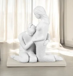 Soprammobili Moderni-Bongelli Preziosi Scultura coppia maternita sogno soprammobile