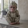 Soprammobili Moderni-Selezionato da Mazzolaluce Scultura da tavolo baby gorilla fiocco di neve edge