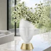 Soprammobili Moderni-Bongelli Preziosi Scultura da tavolo vaso viso uomo h32 oro