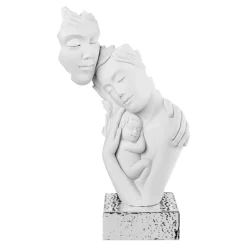 Soprammobili Moderni-Bongelli Preziosi Scultura famiglia da tavolo base argento