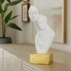 Soprammobili Moderni-Bongelli Preziosi Scultura famiglia oro h27 soprammobile moderno