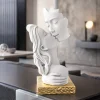 Soprammobili Moderni-Bongelli Preziosi Scultura il bacio base oro soprammobile moderno