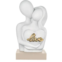 Soprammobili Moderni-Bongelli Preziosi Scultura love nocciola soprammobile moderno