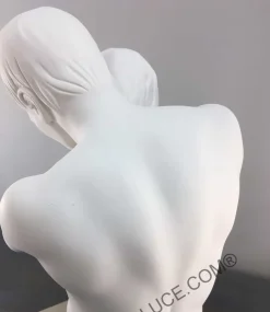 Soprammobili Moderni-Bongelli Preziosi Scultura moderno soprammobile busto famiglia oro