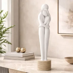 Soprammobili Moderni-Bongelli Preziosi Scultura soprammobile coppia nocciola moderna