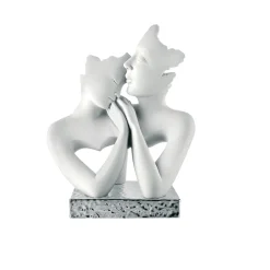Soprammobili Moderni-Bongelli Preziosi Scultura stilizzata famiglia h27 base argento