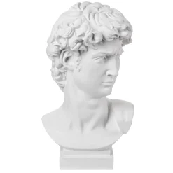 Soprammobili Moderni-Bongelli Preziosi Scultura testa di david bianco h22