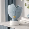 Soprammobili Moderni-Bongelli Preziosi Scultura vaso viso donna carta da zucchero