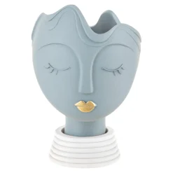 Soprammobili Moderni-Bongelli Preziosi Scultura vaso viso donna carta da zucchero