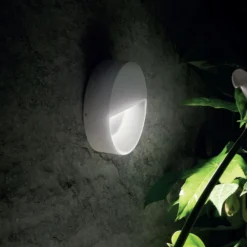 Segnapasso Led-Selezionato da Mazzolaluce Segnapasso a parete per esterno rotondo bianco led 6w 4000k
