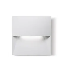 Segnapasso Led-Selezionato da Mazzolaluce Segnapasso bianco da esterno led 8w 3000k da incasso a parete